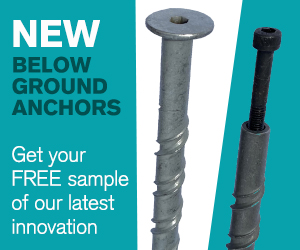 Below ground anchors - sign up to get a free sample